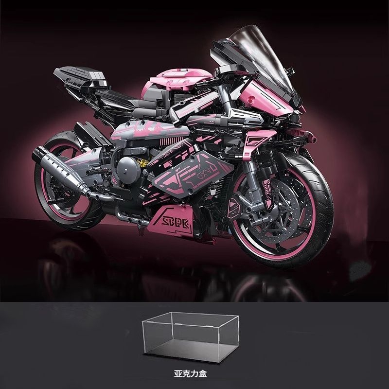 兼容乐高赛博宝马M1000R机械组摩托车成人高难度积木拼装玩具男孩|undefined