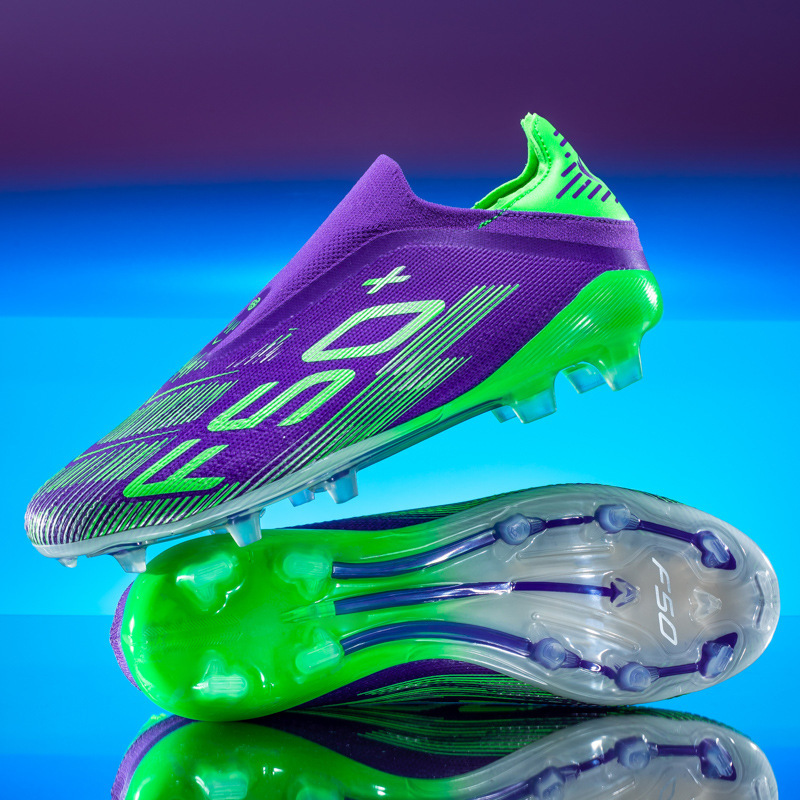 Tenis de Fútbol de Corte Bajo con Tacos Múltiples de KPU y TPU para Césped Artificial