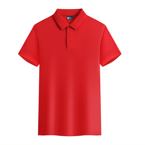 Customized Advertorial Workwear Short-Sleeve Polo Shirts with Cotton Fabric from Xinjiang, Trousers, and Class Uniforms with Logo Printing for Cultural Significance