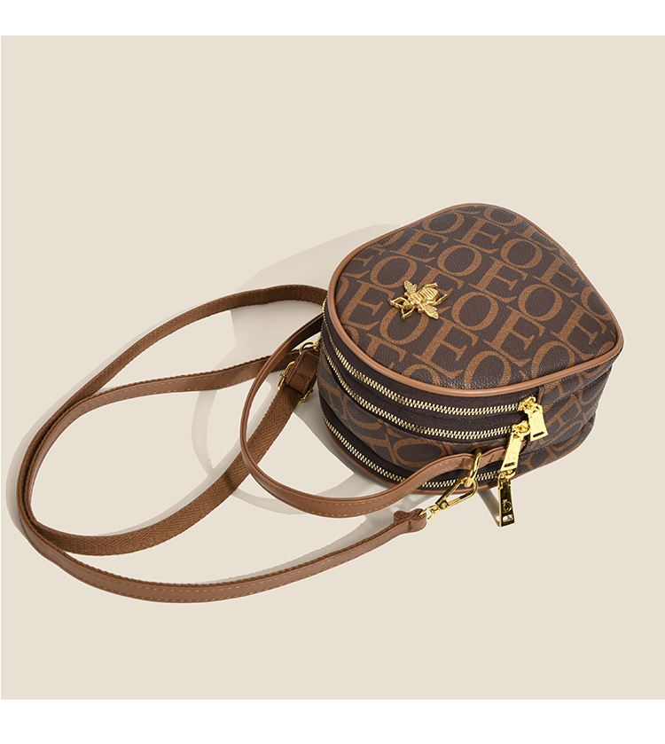Borsa a tracolla donna moda retro borsa piccola a spalla stampa_voghion.com