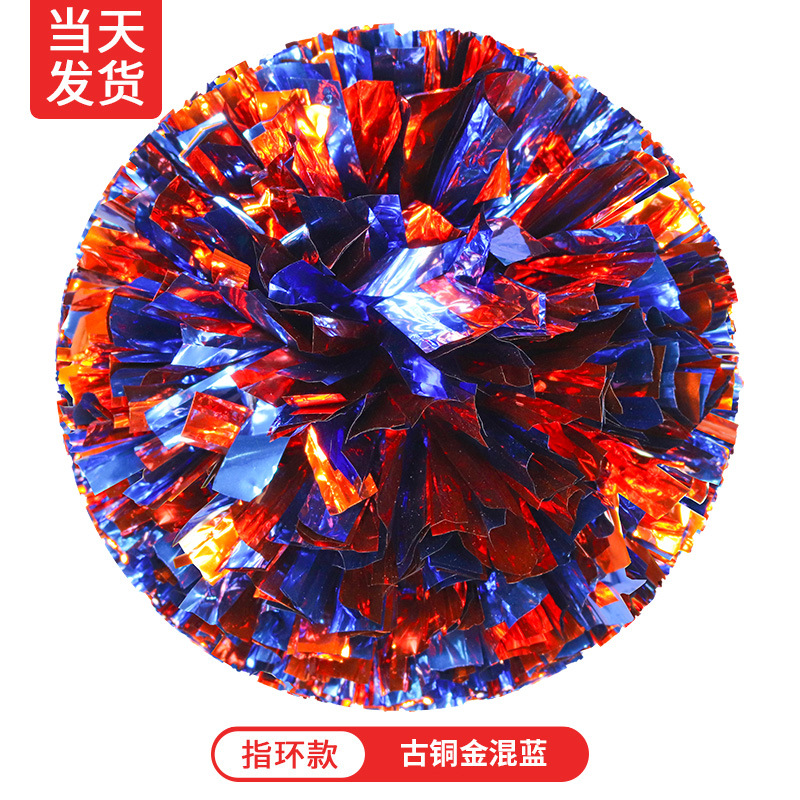 Porristas Bola de flores porristas mano flor mano sacudida flor danza rendimiento mano flor porristas flor bola de color rendimiento