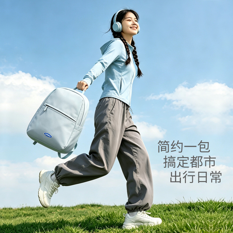 Oxford cloth backpack, large capacity, women's style, 2026 new Korean design, waterproof, college-style, travel backpack