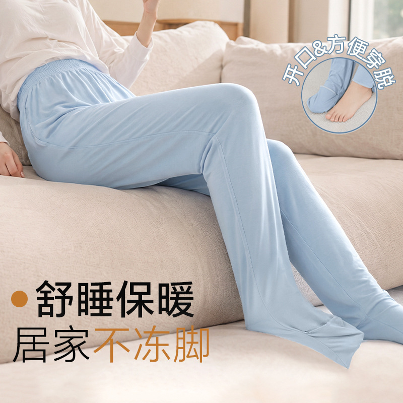 Adult foot-protecting pajamas with foot covers, made of Youkesi fabric, suitable for pregnant women, fully enclosed, loose-fitting, suitable for all seasons, one-piece foot cover for women Adult foot-protecting pajamas with foot covers, made of Youkesi fabric, suitable for pregnant women, fully enclosed, loose-fitting, suitable for all seasons, one-piece foot cover for women
