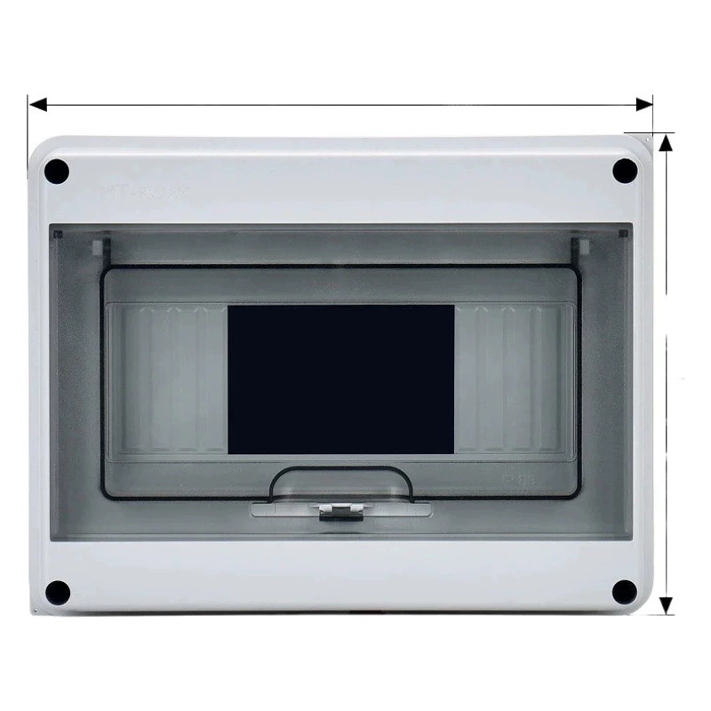 Распределительная коробка HT для наружного применения, водонепроницаемая, с автоматическим выключателем MCB, пластиковая, IP65, с грозозащитой