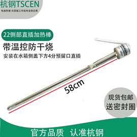 杭钢tscen22直插太阳能电加热管带温控防干烧新款通用型厂家批发