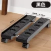 Black 4 wheels 4 steel plates
