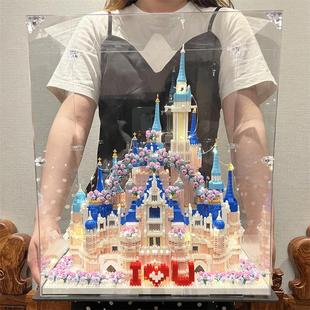 Compatible with Lego building blocks Disney castle girls' birthday Valentine's Day gift handmade DIY assembling building blocks
