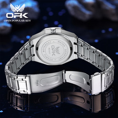 OPK品牌 跨境手錶男石英表時尚簡約防水夜光手錶男表新款一件代發