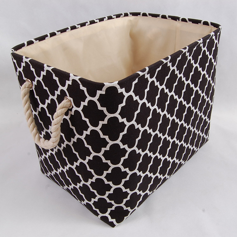 大容量脏衣篮清新布艺收纳筐北欧风家用收纳筐衣服内衣收纳整理箱