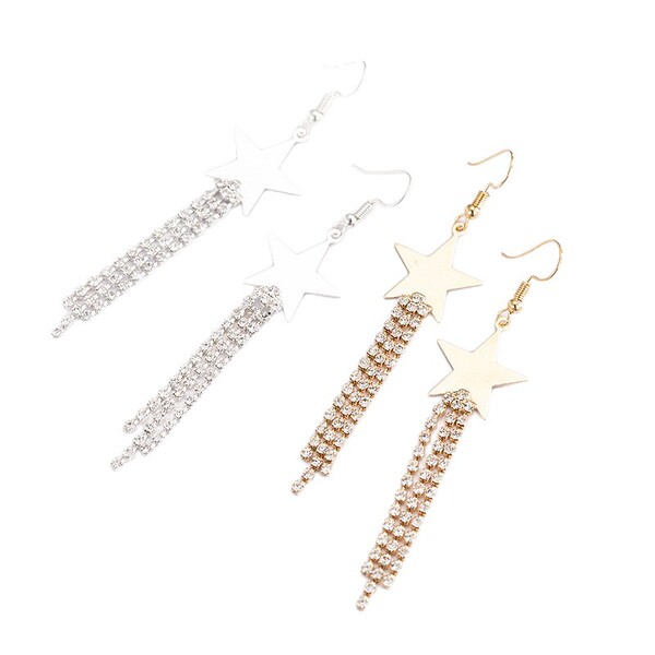 Sexy long elegant earrings