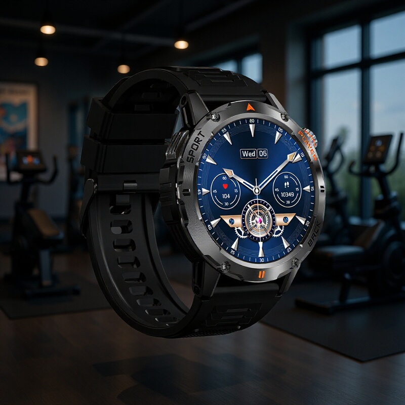 Smartwatch Cross-Border Yk06 Foreign Trade Marathon Smartwatch with Long Battery Life Sports Watch Outdoor Sports Record Tracker
