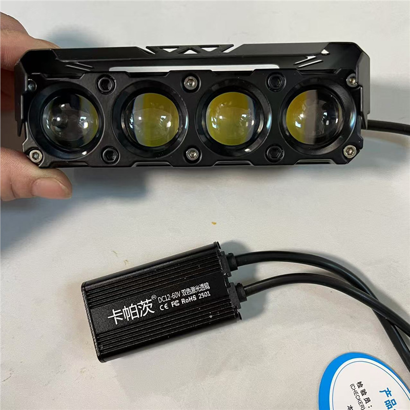 LED レーザーヘッドライトレンズ 12v24v ユニバーサル車トラックオートバイ改造車のライト超高輝度スポットライト|undefined