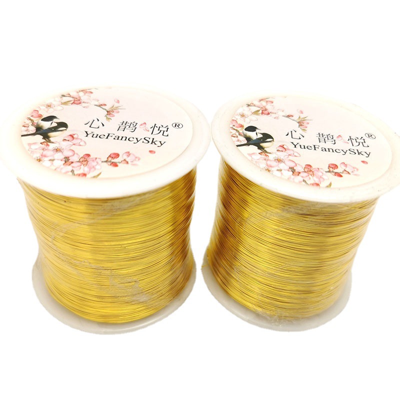保色0.3MM铜丝线0.25KGdiy古风发饰铜线美甲定型铜丝半斤跨境货源