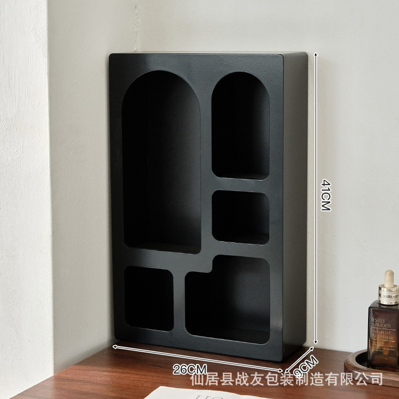 法式奶油风玄关柜客厅装饰柜家用置物柜收纳架香薰化妆品置物架|undefined