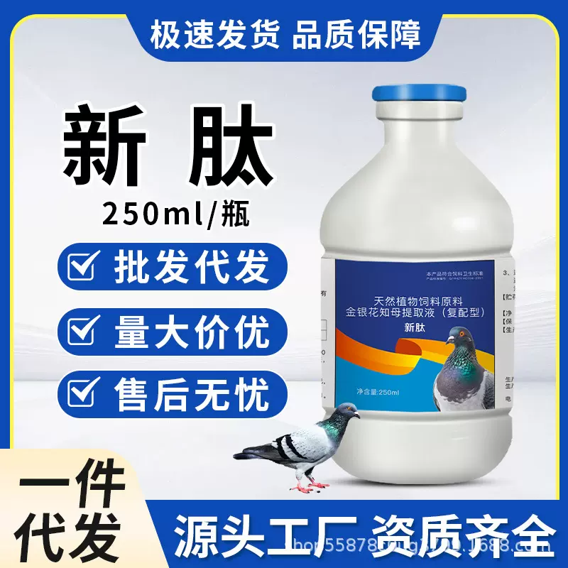 新肽鸽子用饲料添加剂天然植物提取物厂家直营支持批发代发