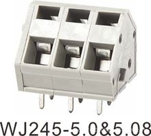 弹簧式PCB接线端子WJ245-5.0