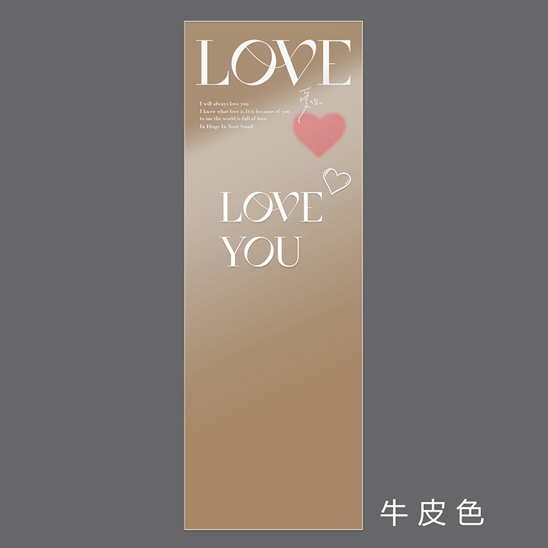 살구 LOVE 싱글백 - 소가죽 20매/가방