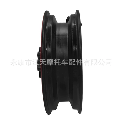 10x2.75-6.5 front wheel aluminum alloy: Hub
