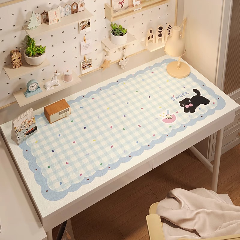 High-value Student Desk Mat Waterproof Wash-free Leather Children's Cartoon Learning Table Desktop Protection Mat