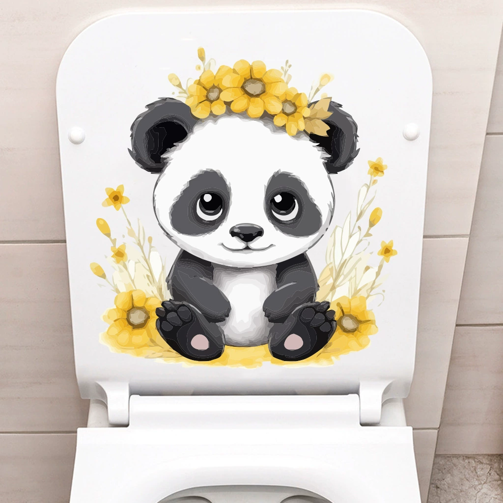 Мультяшный туалет из ПВХ, гигиен sticker на стену, (торговля через границу)