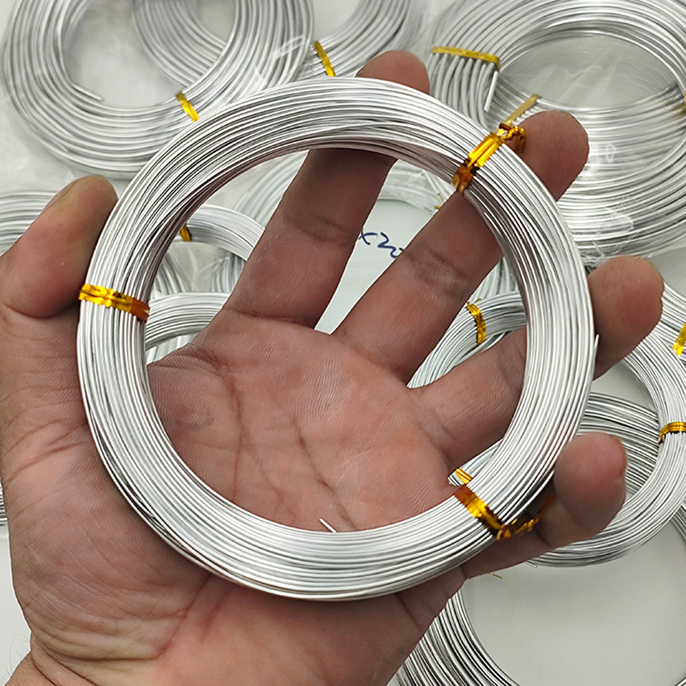 手工DIY工艺铝线编绳建模塑型软铝丝5米30米珠宝造型彩色氧化铝线