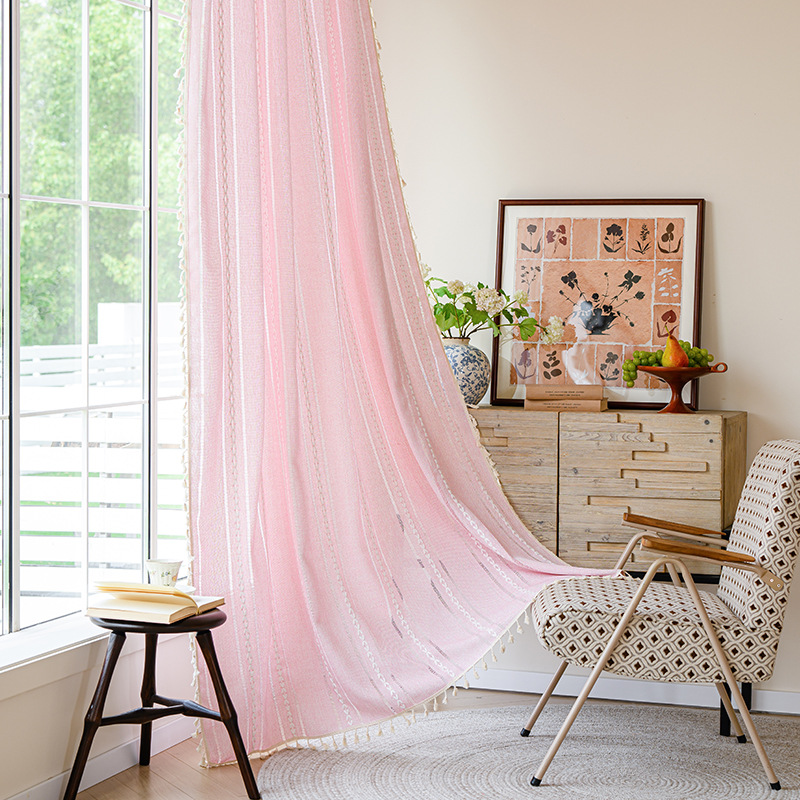 모카 스트라이프 핑크훅