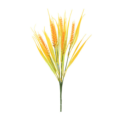 New Style Artificial Wheat Ear Rice Flower Artificial Dried Flower Plastic Flower Photography Prop Outdoor Living Room Decoration Flower Ornament