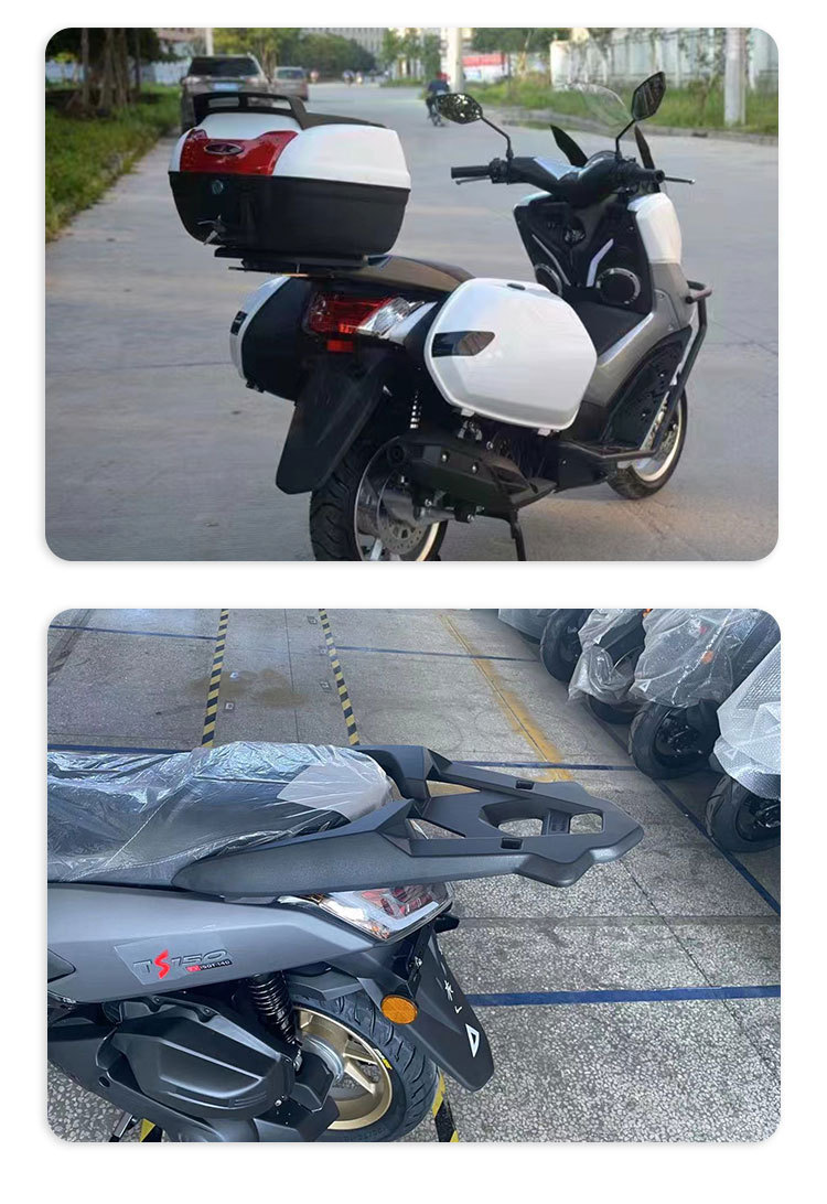 Suitable for Yamaha Nmax155 Rear Rack, 18-26 Models Mengshi 150 Aluminum Alloy Tail Box Rack, Tail Wing, Tail Rack