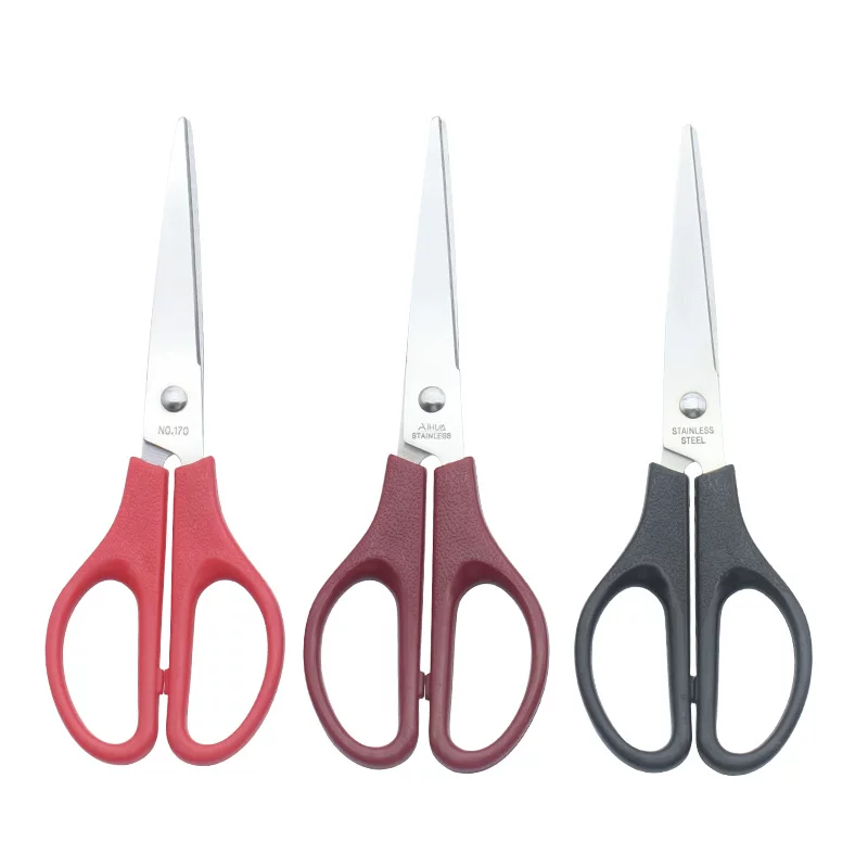 Scissors stainless steel for elementary school students for home use, universal handle, wholesale