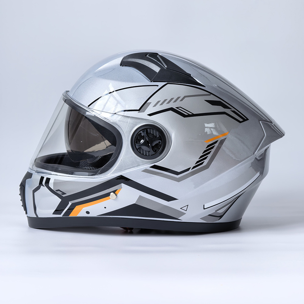 Motorcycle helmet, electric vehicle helmet, riding safety helmet, unisex, dual-lens full-face helmet 108