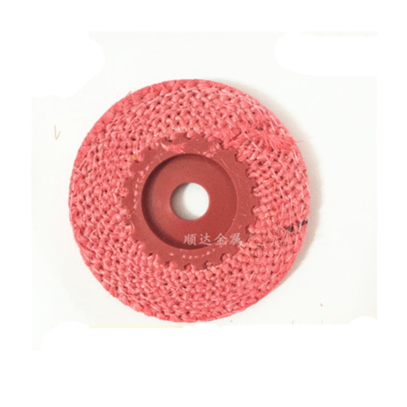 Dongda pulido rueda de cáñamo 100 * 16 púrpura Lixiang molino de ángulo pulido rueda de tela 4 pulgadas Yangjiang