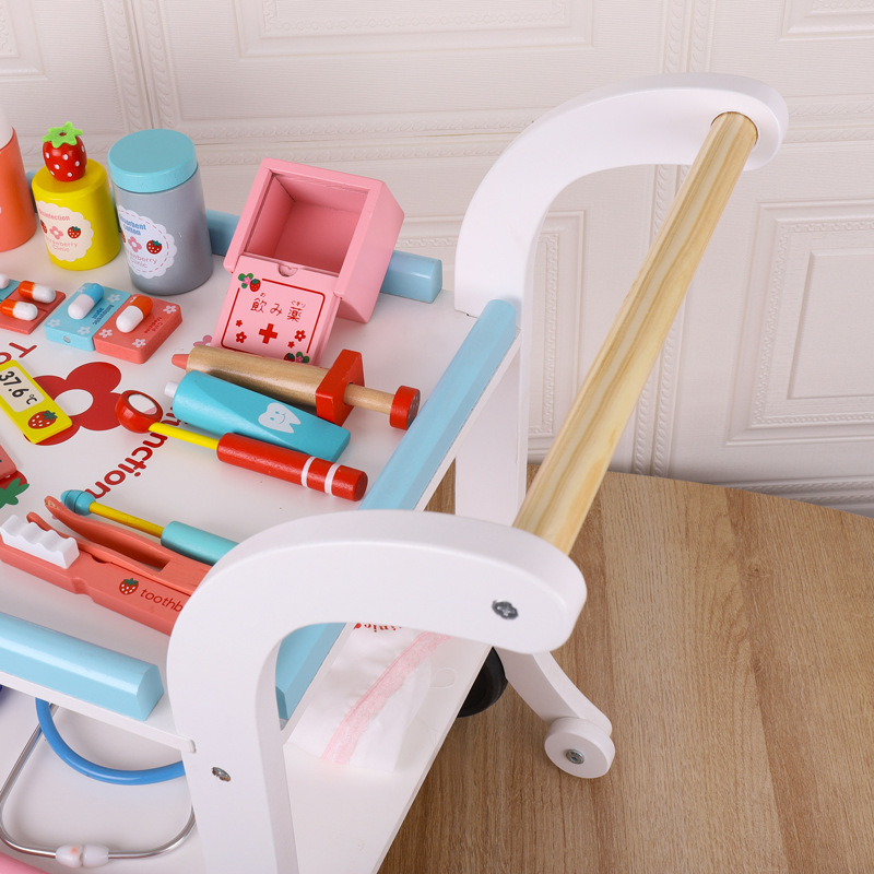 Juguetes médicos infantiles para bebés caminando cochecito para bebés caminando pastel de cocina juguetes de pizza