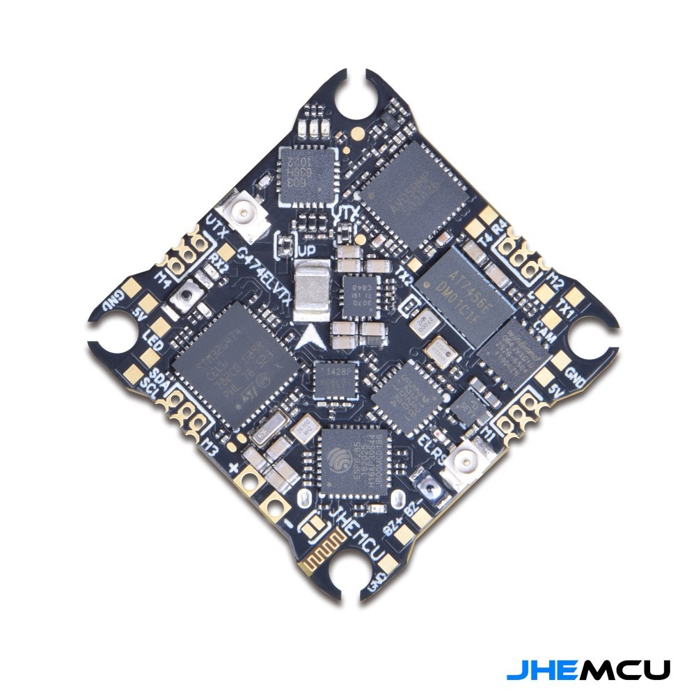 JHEMCU G474ELVTX 1S-2S 穿越机飞控 接收机ELRS 12A电调 400MW