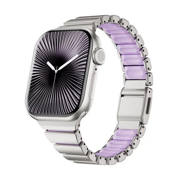 Norman magnetic metal silicone strap is suitable for Apple Watch S11/10 generation iwatch strap