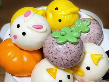 儿童早餐卡通馒头包子半成品猪猪奶黄包大全各种美食加热即食食品