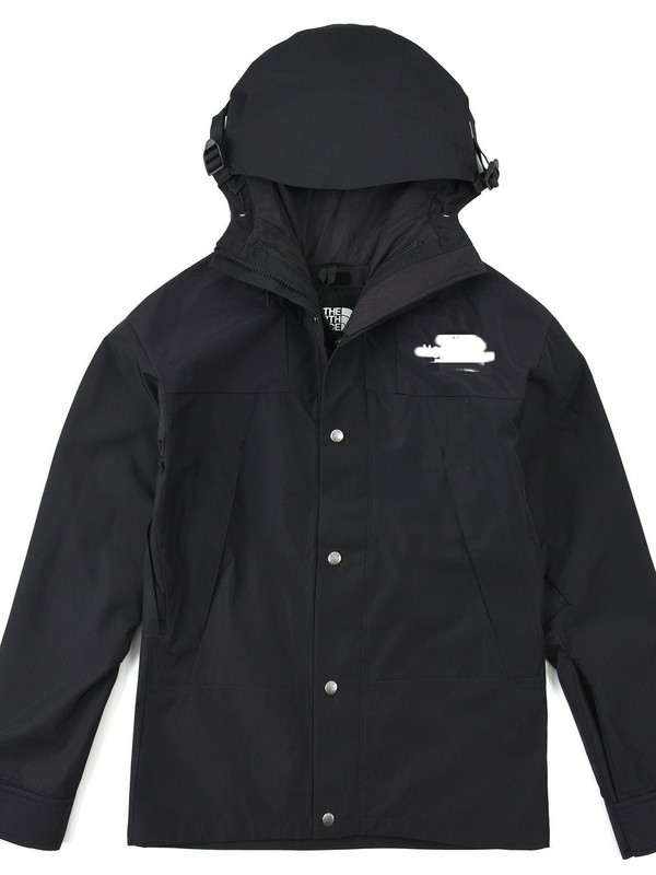外贸1990冲锋衣男女美版北家登山服三合一户外防风情侣外套连帽|undefined