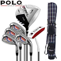 POLO GOLF полукомплект клюшек для гольфа, мужской набор клюшек, тренировочные клюшки для начинающих, карбоновые клюшки