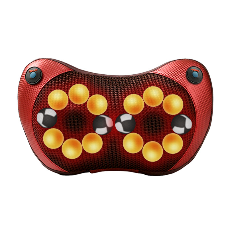 Comercio exterior multifuncional eléctrico columna cervical masaje almohada hombro cuello cintura hogar cuello coche de doble uso transfronterizo amasado masajeador