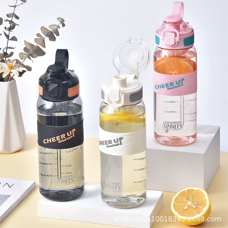 Производитель поставляет открытый спортивный чайник студенческий спортивный чайник портативный прозрачный спортивный стакан воды чайник спот оптом