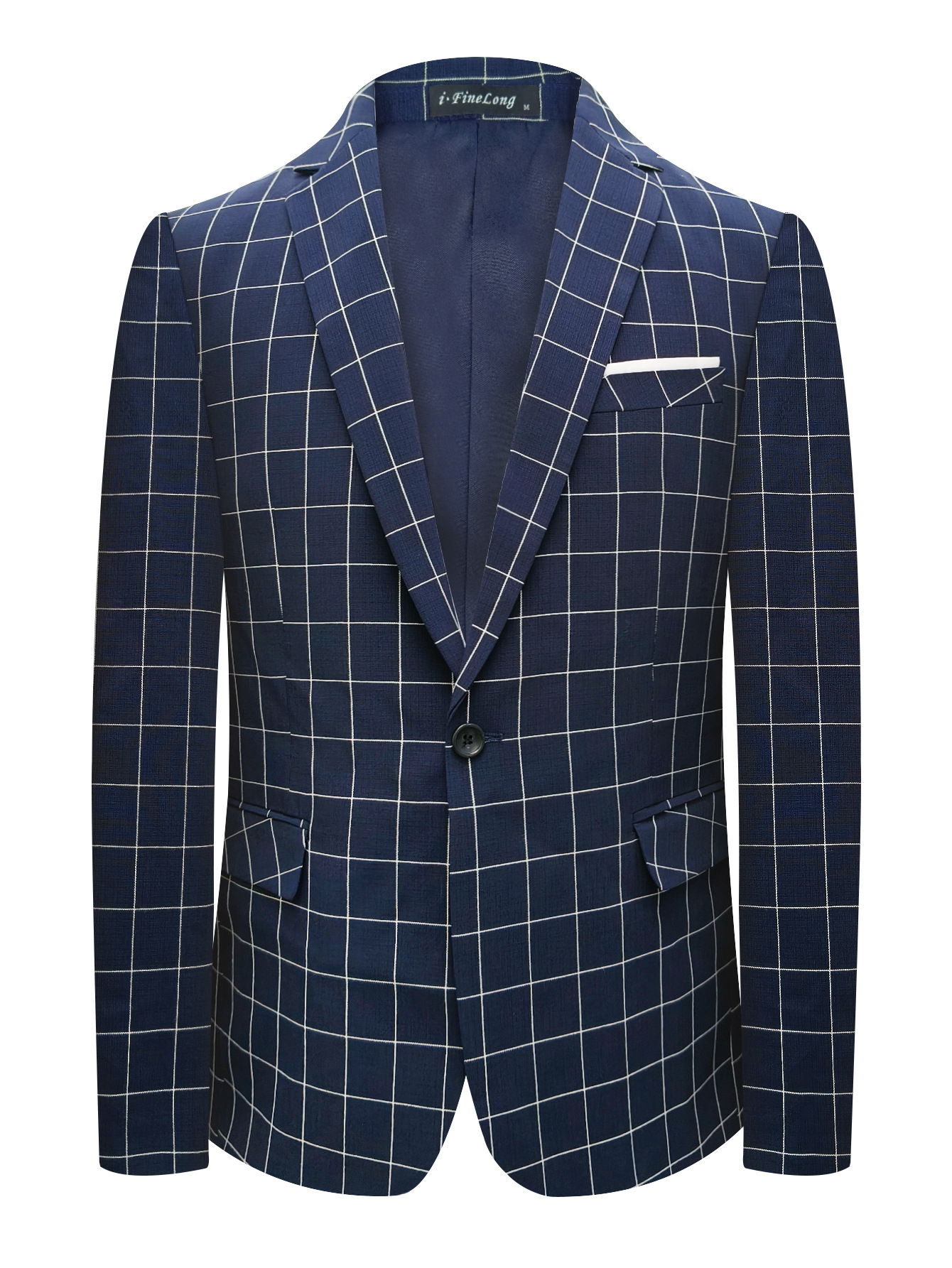 Primavera y otoño nuevo traje hombre de mediana edad negocios ocio retrógrado hombre traje de una sola pieza chaqueta de padre sin quemar