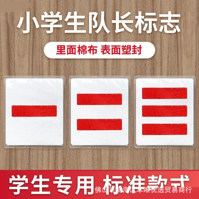 腕章、肩章、大隊委員、中隊委員ロゴ、一筋、二筋、三筋、少先隊幹部ロゴ|undefined
