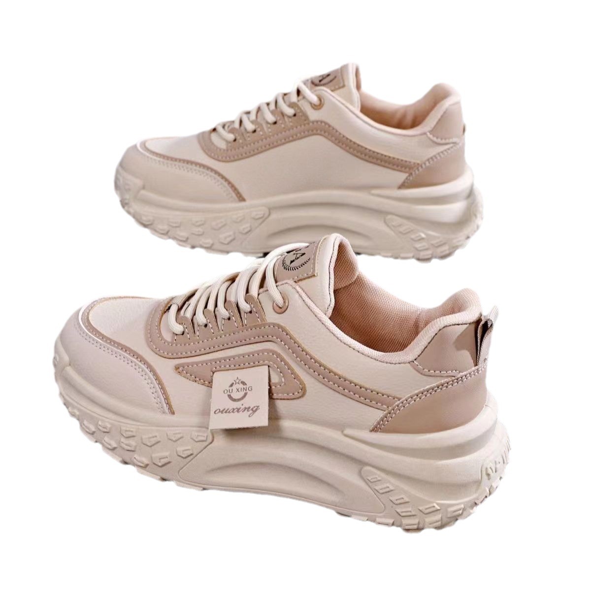 Scarpe running donna suola morbida con lacci sneakers versatili_voghion.com