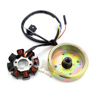 Scooter Haomai GuanGYang Gy648 50 Four Punch 50 Power Generation 8-pole Coil Magneto Magnetic Steel Ac Stator