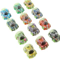 Colorful Printed Small Car Recumbent Bicycle Inertia Mini Girl Toy Car Boy Toy Kindergarten Toy Wholesale