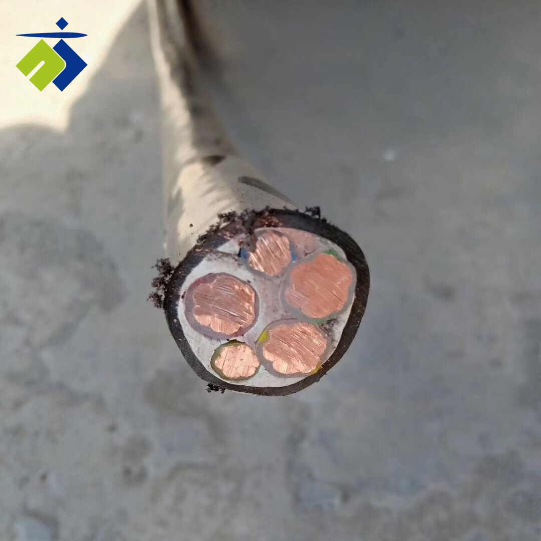 铜电力电缆YJV3*35+2*16硬线三相五线ZC阻燃35平方3+2铜芯铠装