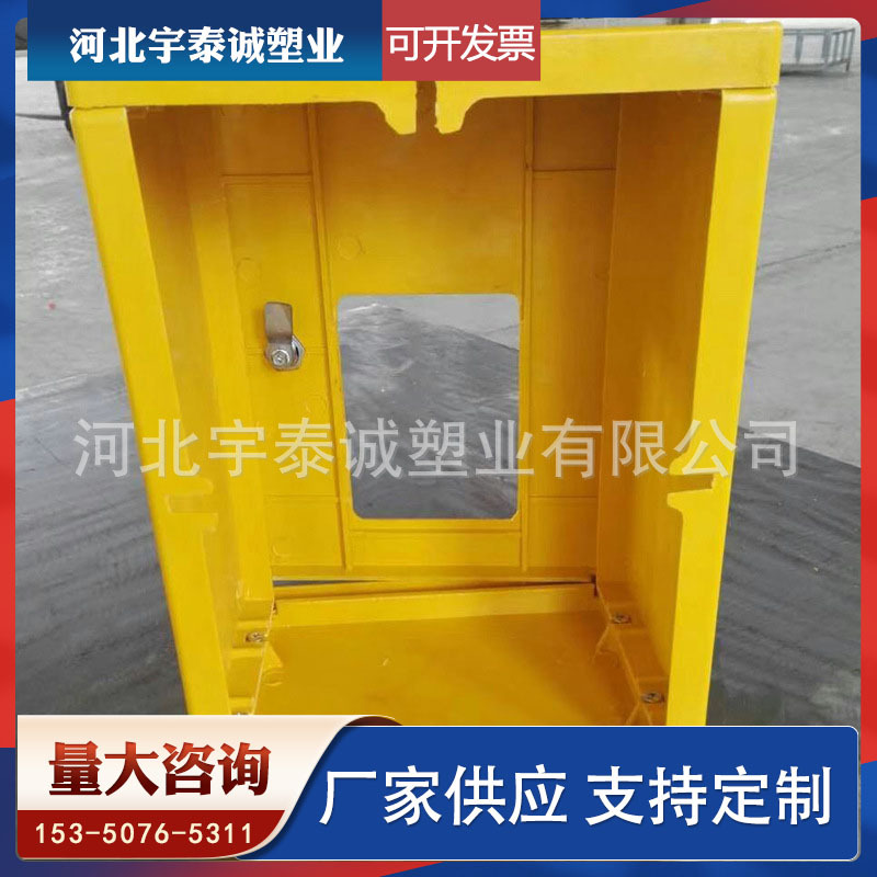 复合材料燃气计量箱一排一表燃气表IC卡玻璃钢燃气表箱