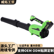 充电式电动鼓风机工业吹叶吹雪除尘手持式吹风机大功率锂电暴风机