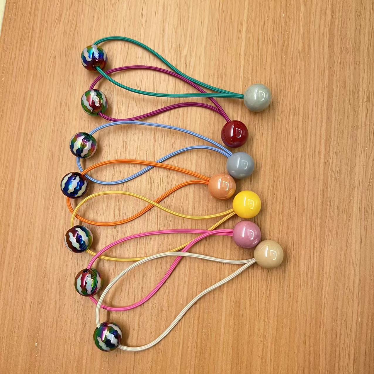 Yiwu venta al por mayor cuerda de pelo de doble cabeza para niños cuerda de pelo negro Yiwu agente de compra