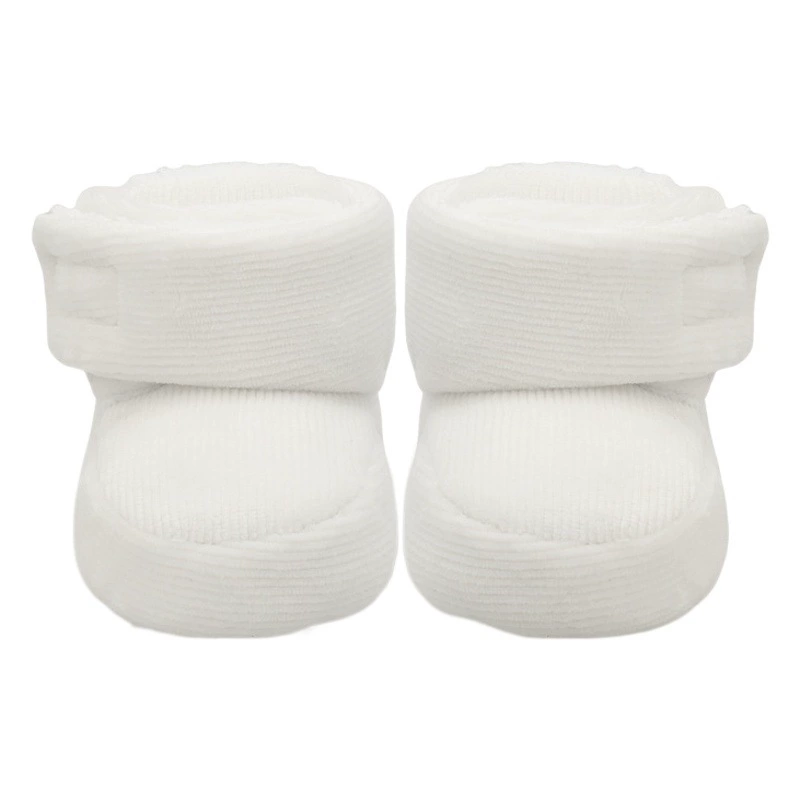 Зимняя детская обувь для малышей на мягкой подошве и бархате, чтобы согреться для мужчин и женщин, обувь для новорожденных, оптовая продажа, защита от падения и скольжения, защита ног