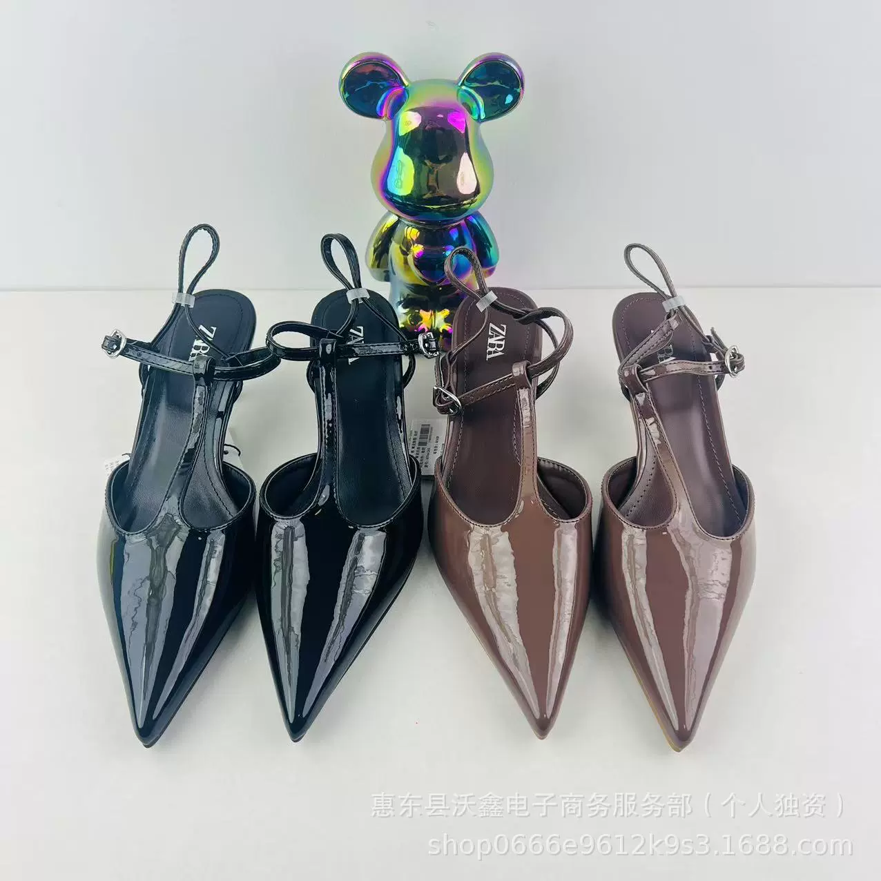 Woxin ZA новые весенние женские туфли черный темперамент дикий заостренный ретро с тонким каблуком одиночные туфли на низком каблуке